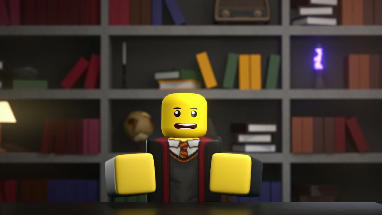A cinematic Roblox character animation staged in a dark office